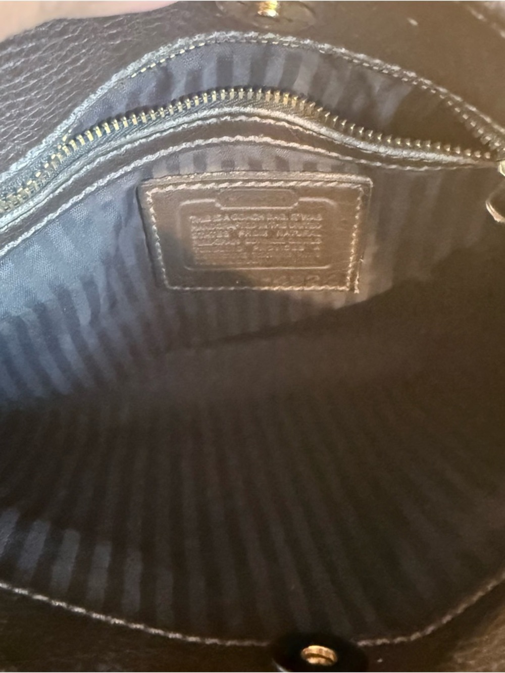 Vintage Coach Sonoma Brown Grain Pebble Genuine Leather Shoulder Bag - Picture 3 of 16